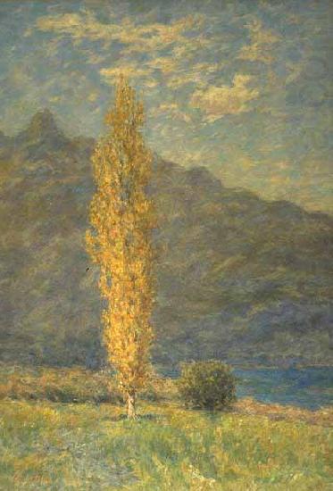 Henri Decaisne Un Peuplier a laurore pras des lacs du Bourget china oil painting image